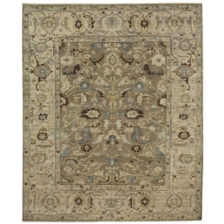 Safavieh 8 x 10 ft. Sultanabad Hand Knotted Rectangle Area Rug, Gray SUL1078A-8